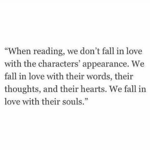 fall in love with the characters