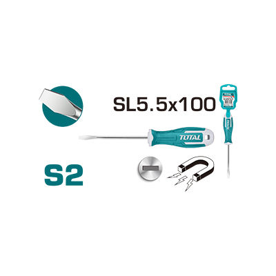 DIY-THT265100-SCREWDRIVER SLOTTED 5.5MMX100MM