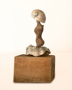 Femme à la tête d'escargot