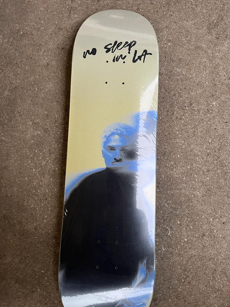 no sleep in LA - skateboard deck 8.5"
