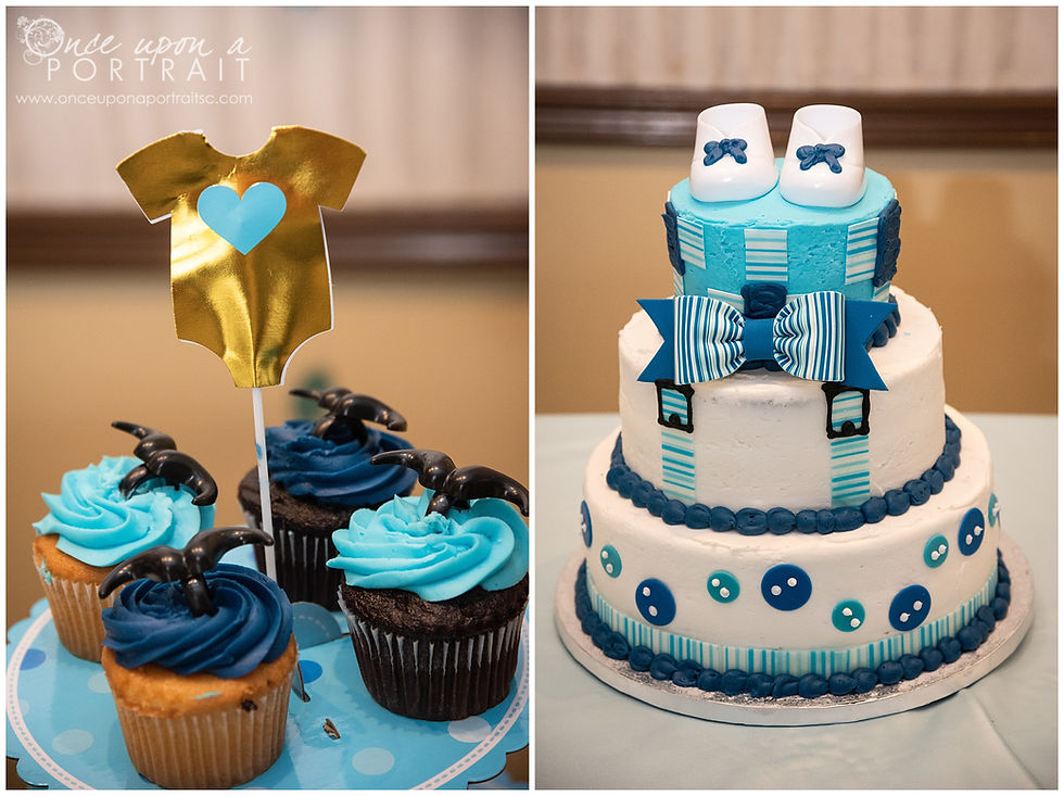 Hindu baby shower cake cupcakes boy