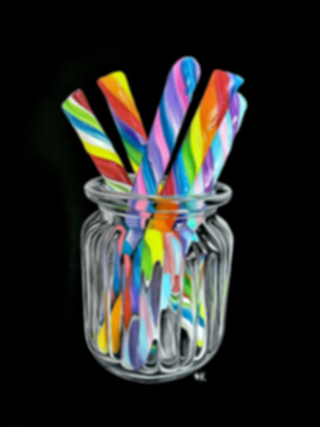 Candy Sticks No. 2 Print
