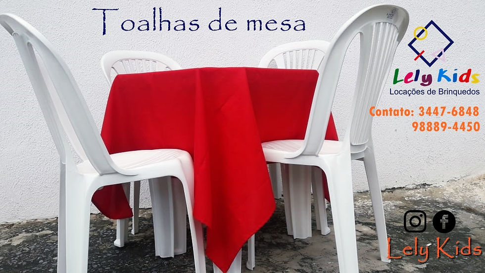 Toalhas de mesa
