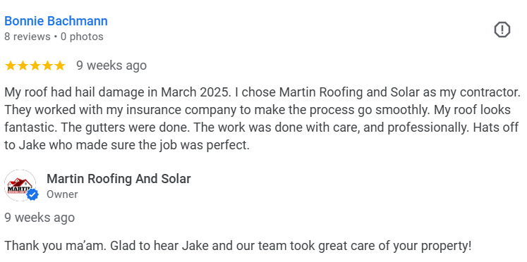 best roofing company in the woodlands for insurance roofing from hail storm