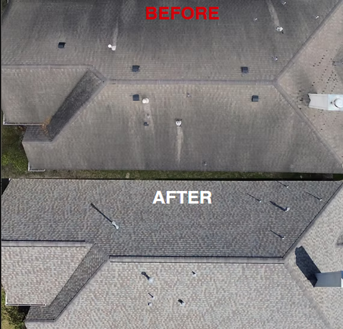 mras before and after roof replacement houston