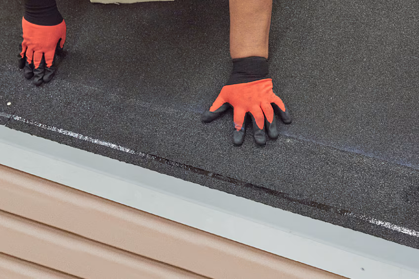 starter strip on a roof