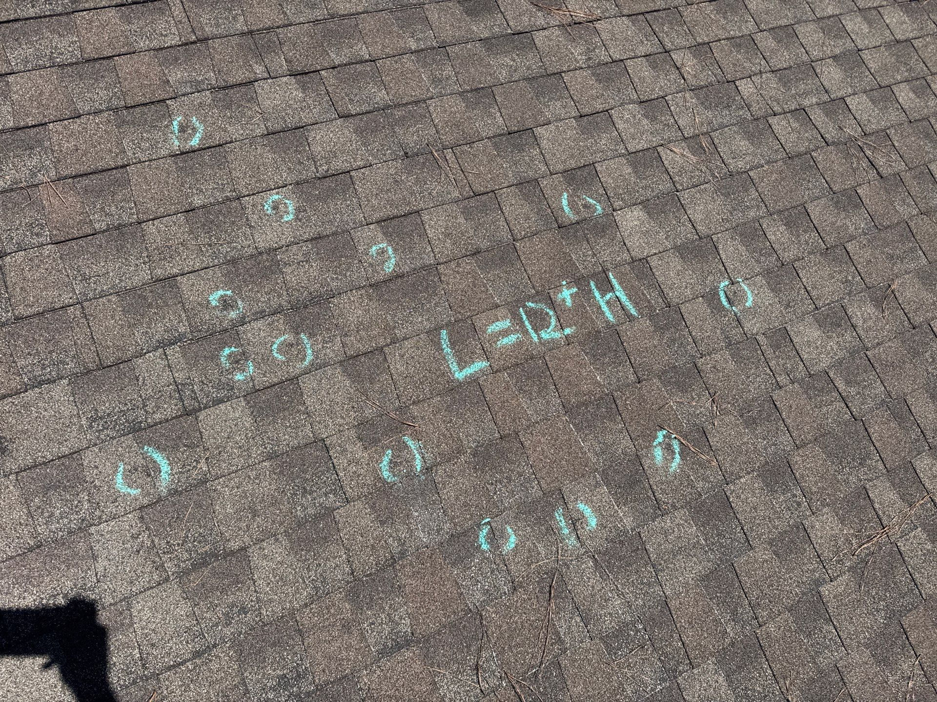 what does an insurance adjuster inspection for storm hail damage to a roof look like