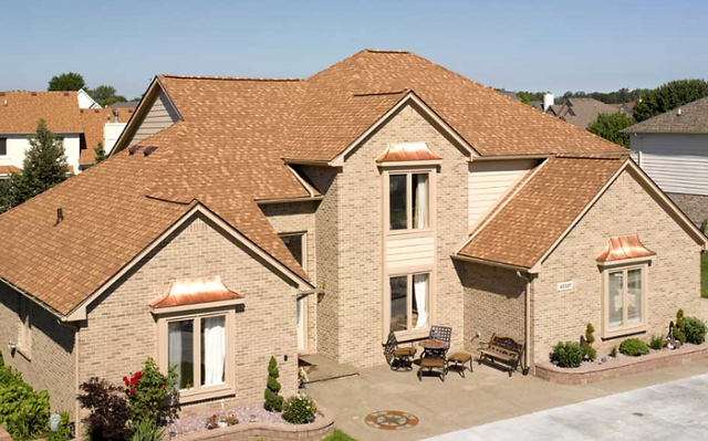 Reshawn shake brown orange roof color CertainTeed shingles