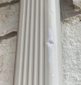 signs of hail damage around your home roof