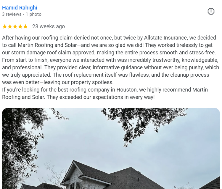 review for best roofing company for insurance in houston texas 