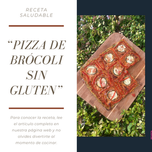 Pizza de Brócoli Sin gluten
