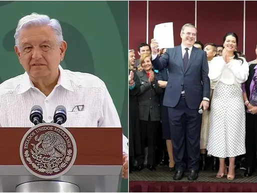 AMLO celebra decisión de Ebrard de quedarse en la 4T; "ha demostrado ser consecuente" |