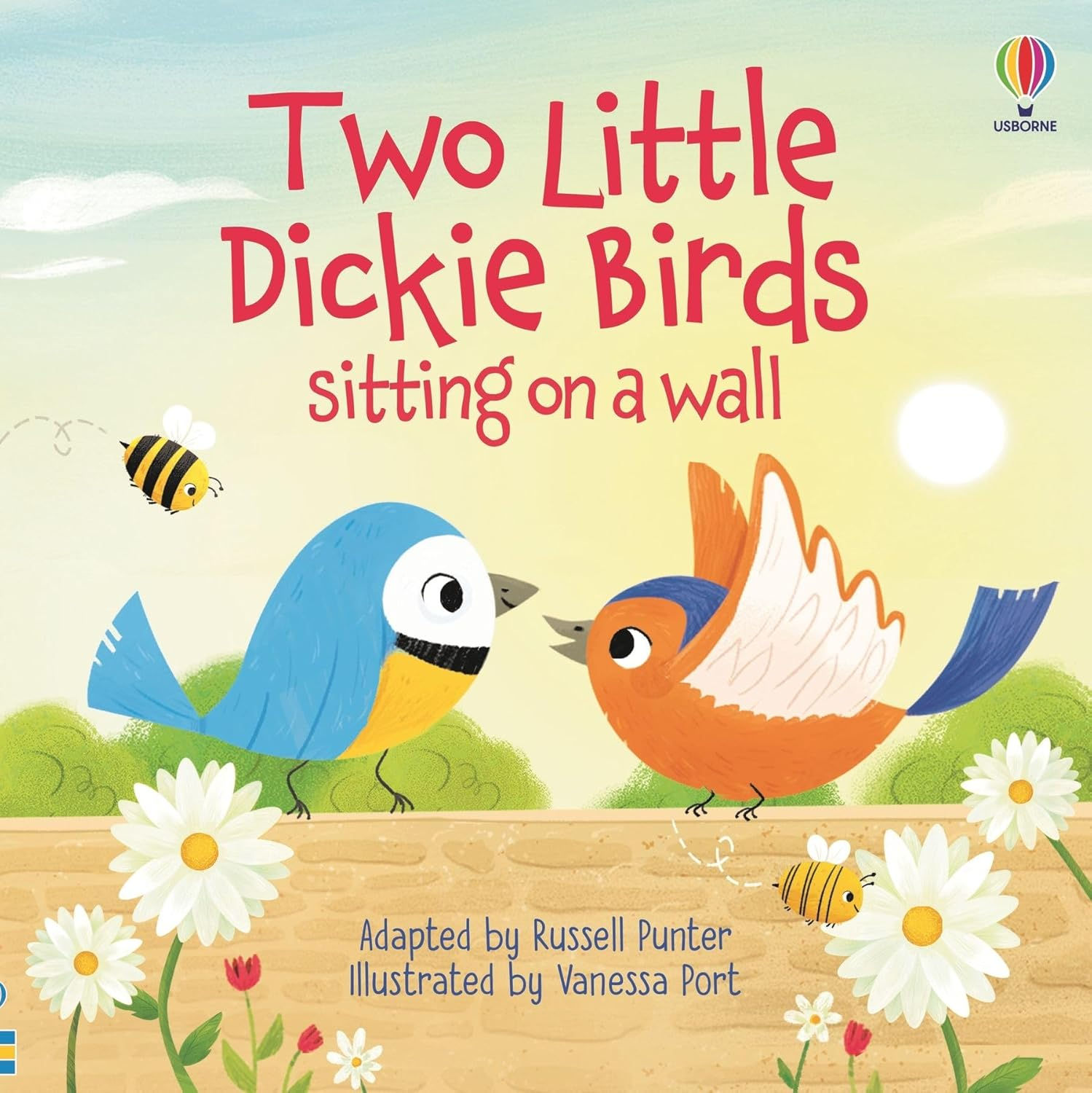 Two Little Dickie Birds Sitting On A Wall-16060