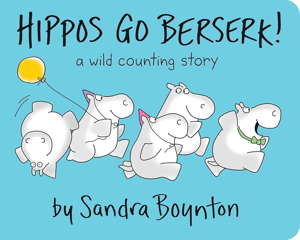 Hippos Go Berserk! A wild counting story-10328