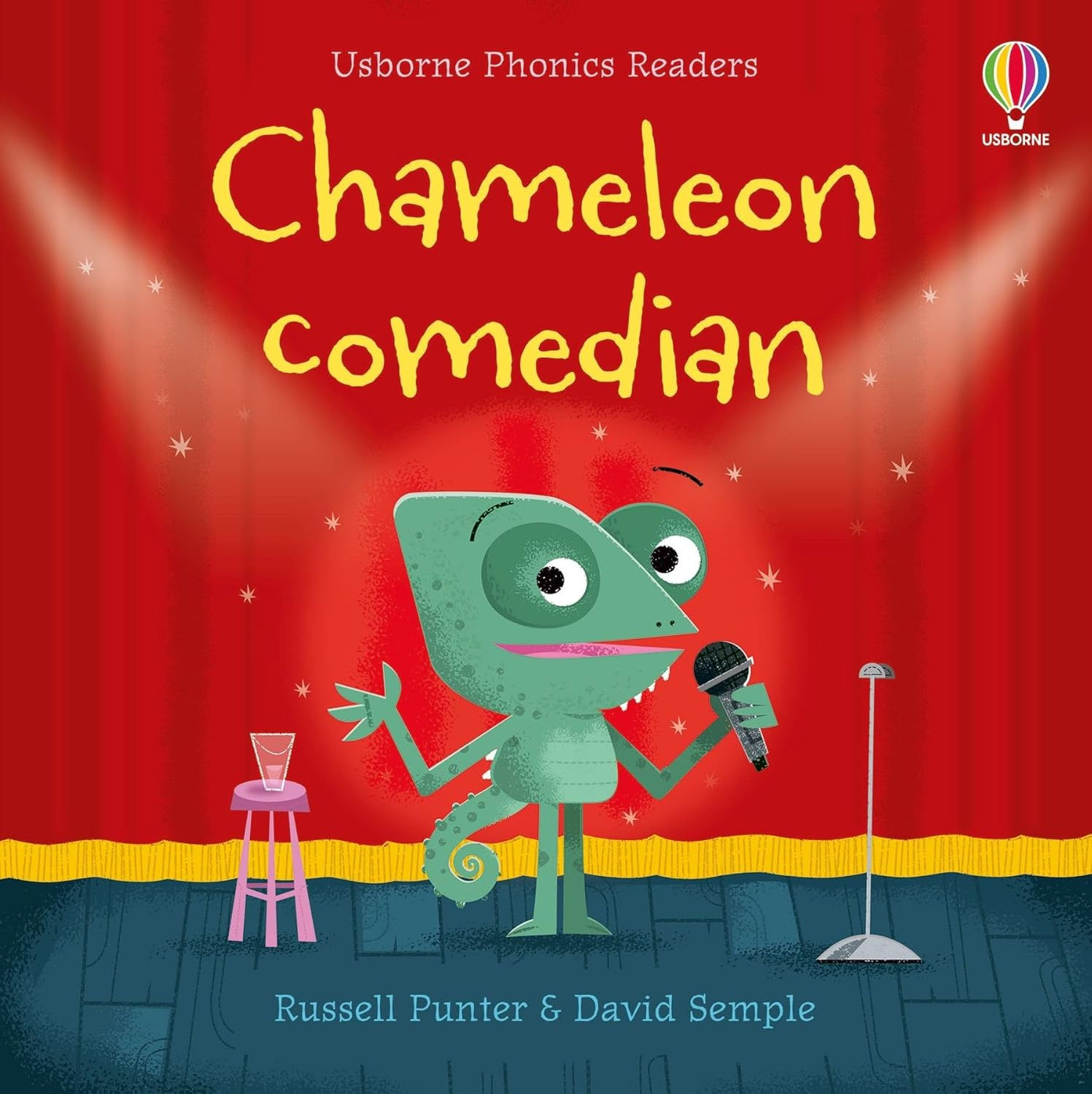 Usborne Phonics Readers Chameleon Comedian-12000