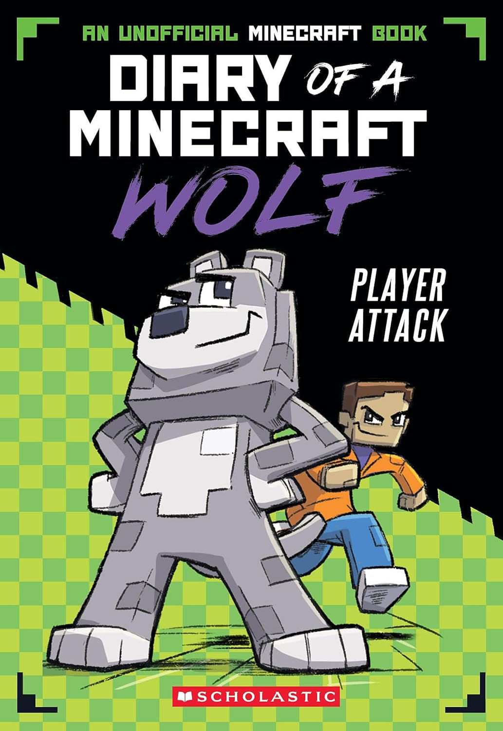 Diary of a Minecraft Wolf Book 1 Player Attack-20280