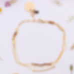 Junot Bijou bracelet hématite cuivré, chaine doré, bracelet 3 rangs moderne, soirée, Bijoux Le Droit à la Belle Vie, Paris