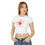 Thumbnail: Pink Hibiscus Flower Cropped Tee