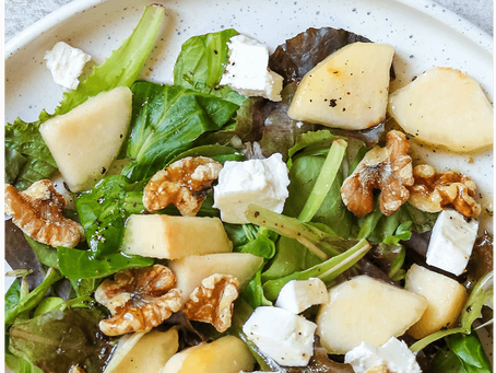 Goat Cheese, Pear & Walnut Salad