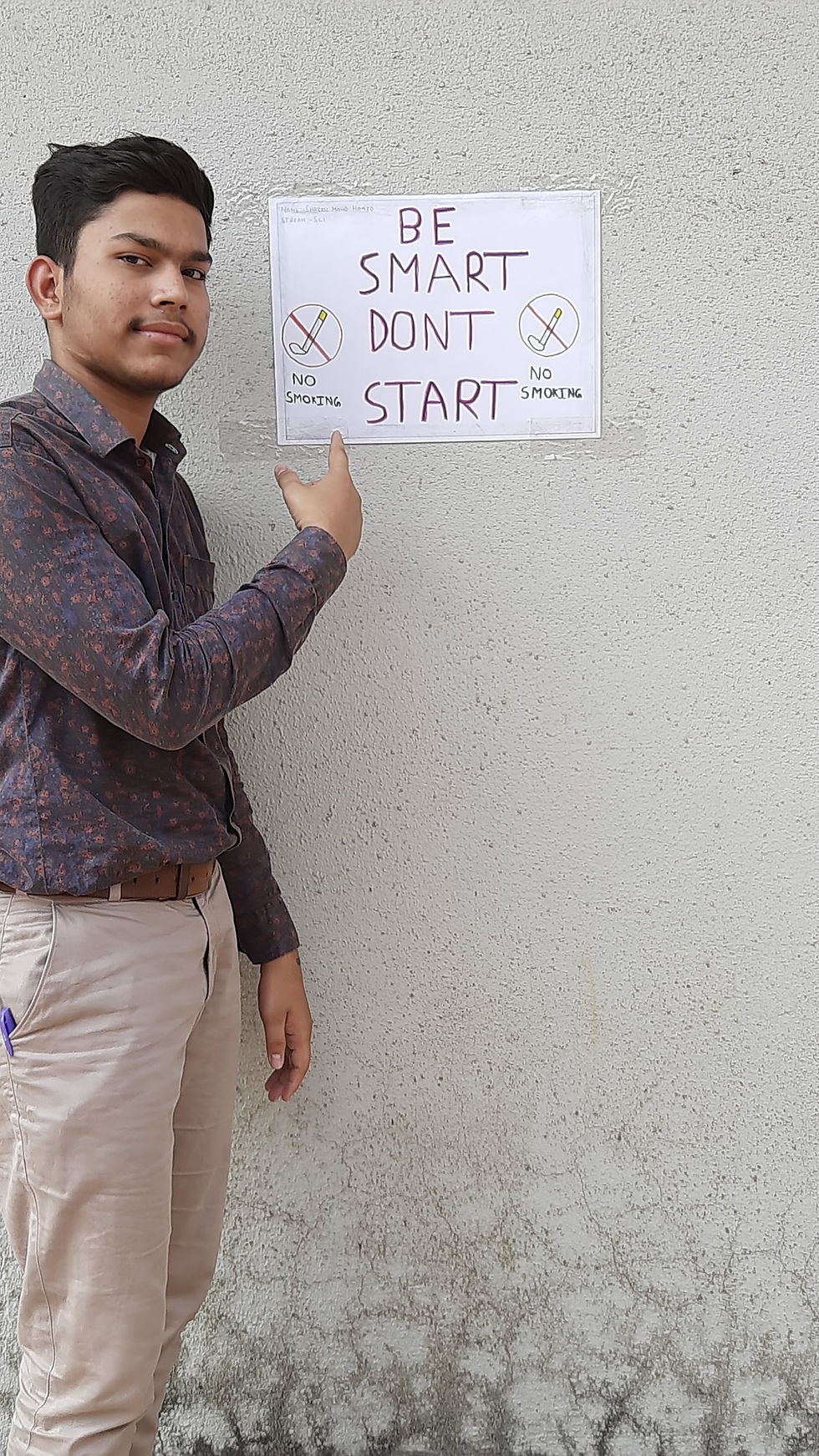 Stand up against Tobacco