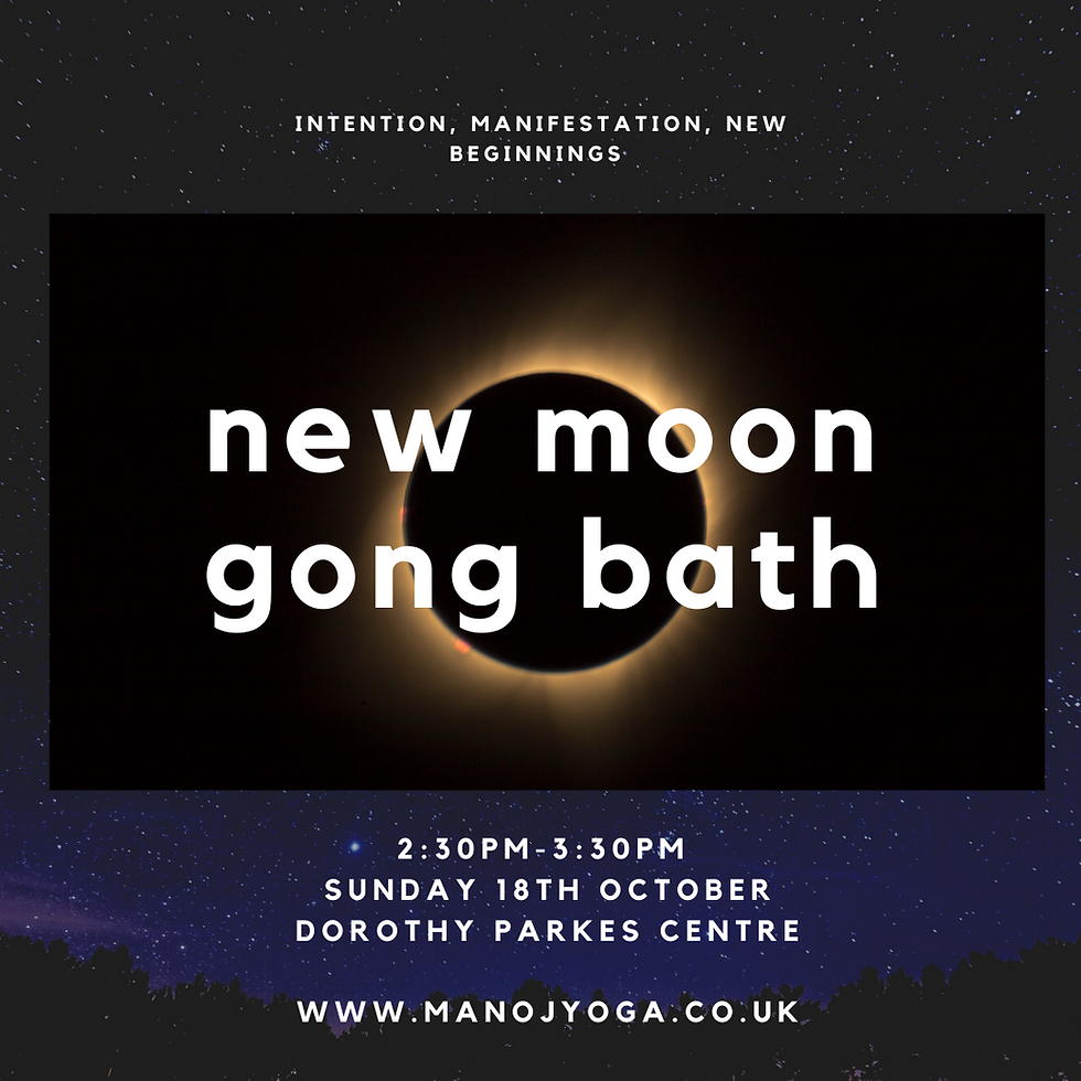 18.10.20 New Moon Gong Bath