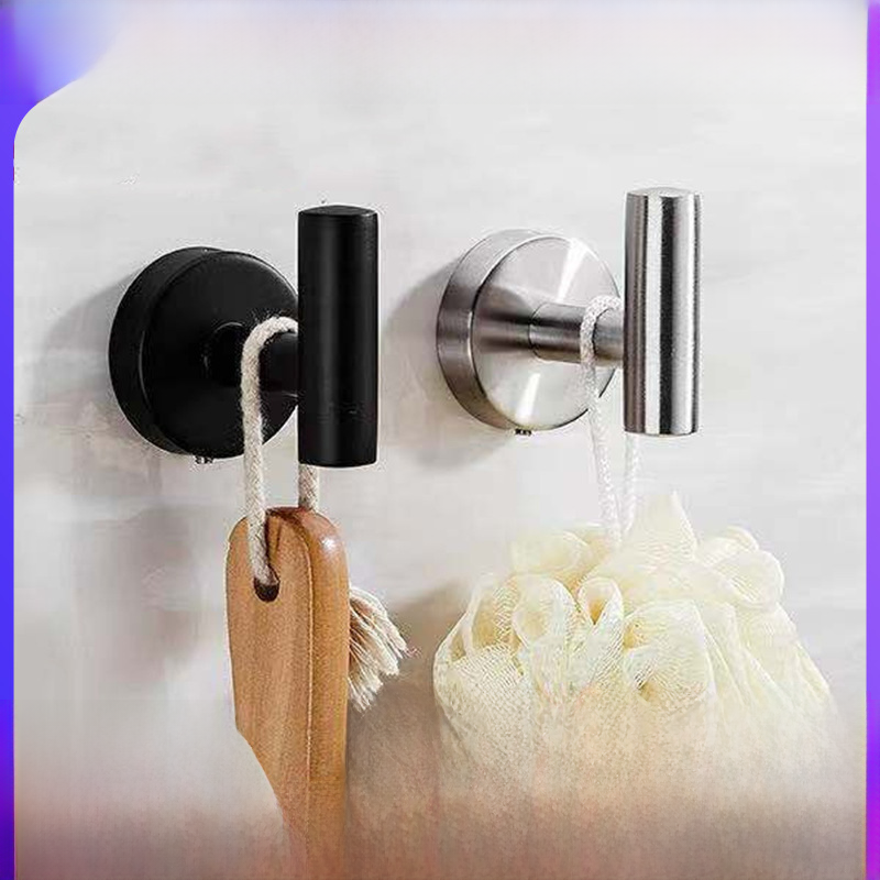 304 Stainless Steel Wall Hook with Strong Adhesive