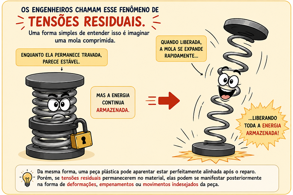 O Fenômeno das Tensões Residuais em Termoplásticos