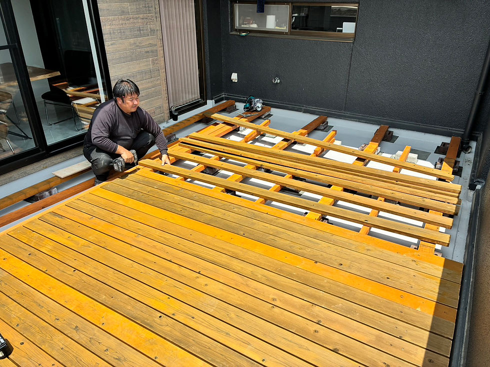 ウッドデッキ改修工事
