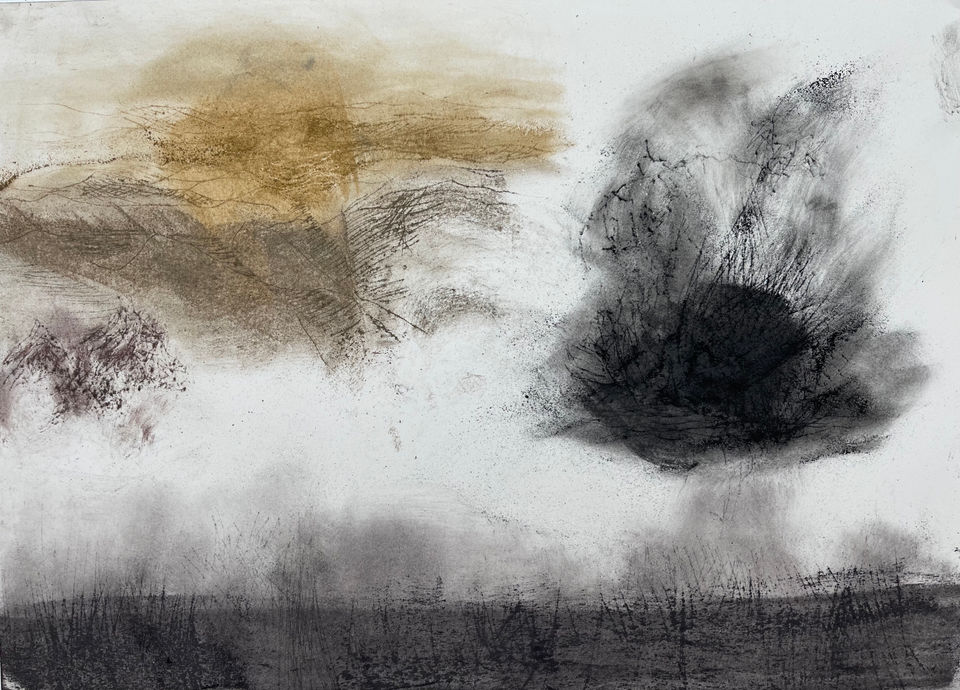 Landscape Memories, Drypoint and Charcoal, 9_x12_.jpeg