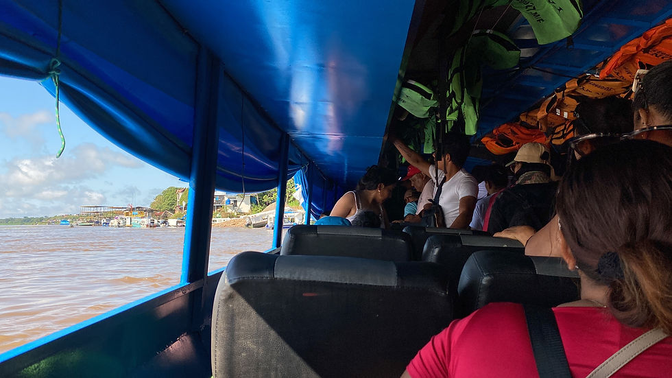 The fast boat from Yurimaguas to Nauta