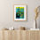 Thumbnail: abstract landscape art print on paper