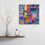 Thumbnail: abstract shapes artwork in bold colours in room scene