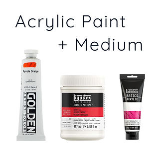 Acrylic Mediums and Gels by Charlotte Wensley