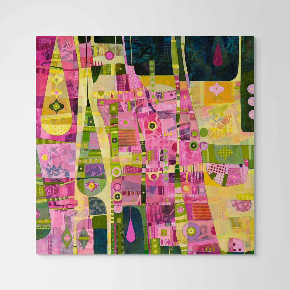 abstract landscape art print on canvas unframed