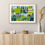 Thumbnail: abstarct landscape painting of a coastal scene in green blue and yellow