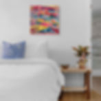 Thumbnail: abstract landscape art print on canvas