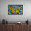 Thumbnail: orange and yellow butterfly painting on a blue background