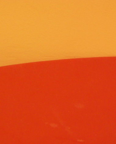 red and orange 2 bands of colour
