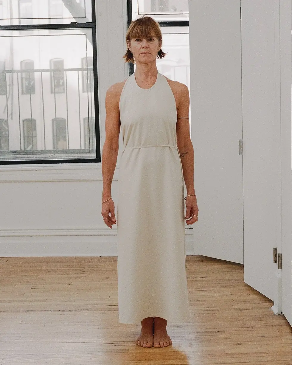 Thumbnail: Baserange ; Apron dress (off white)