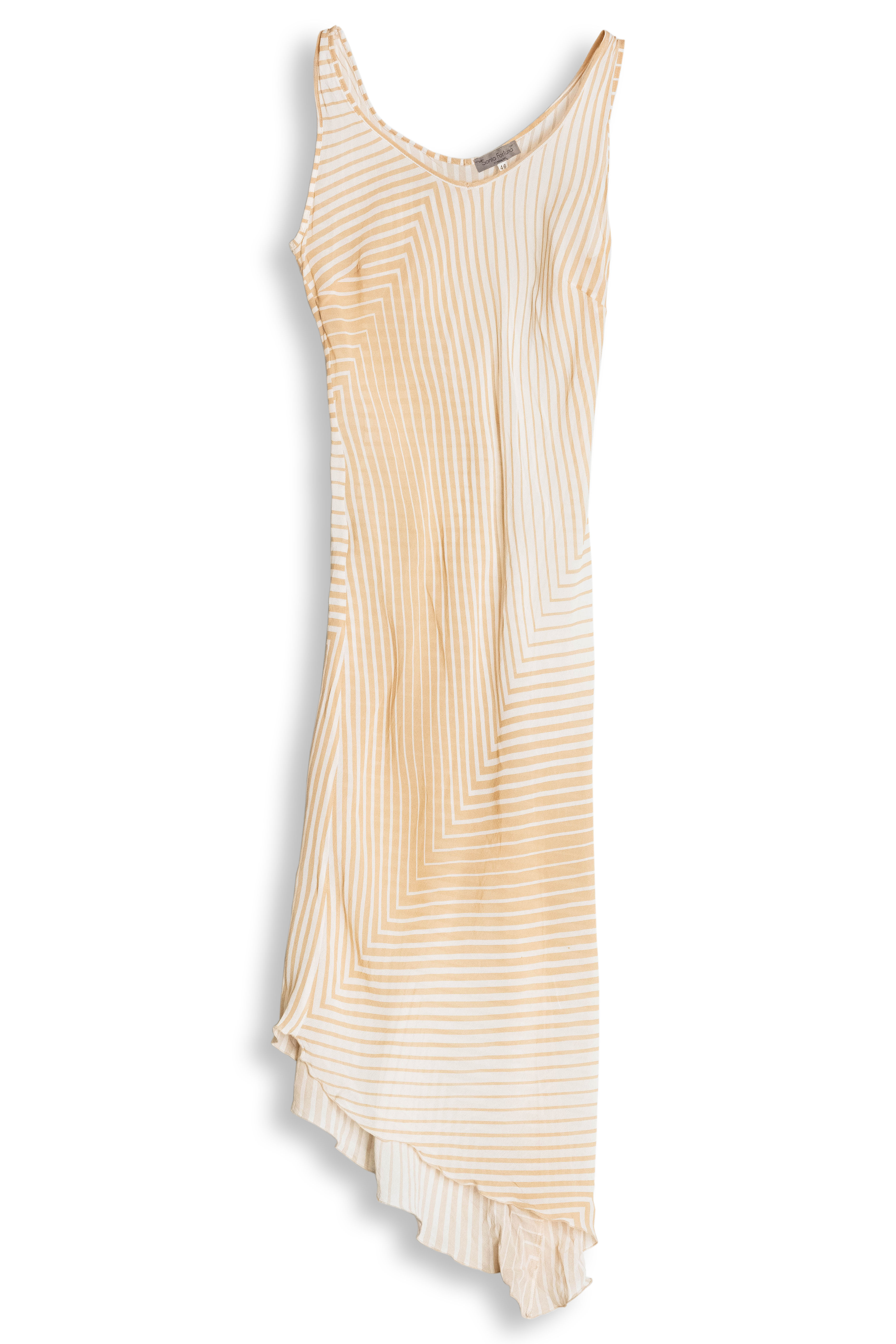 geometric stripe dress