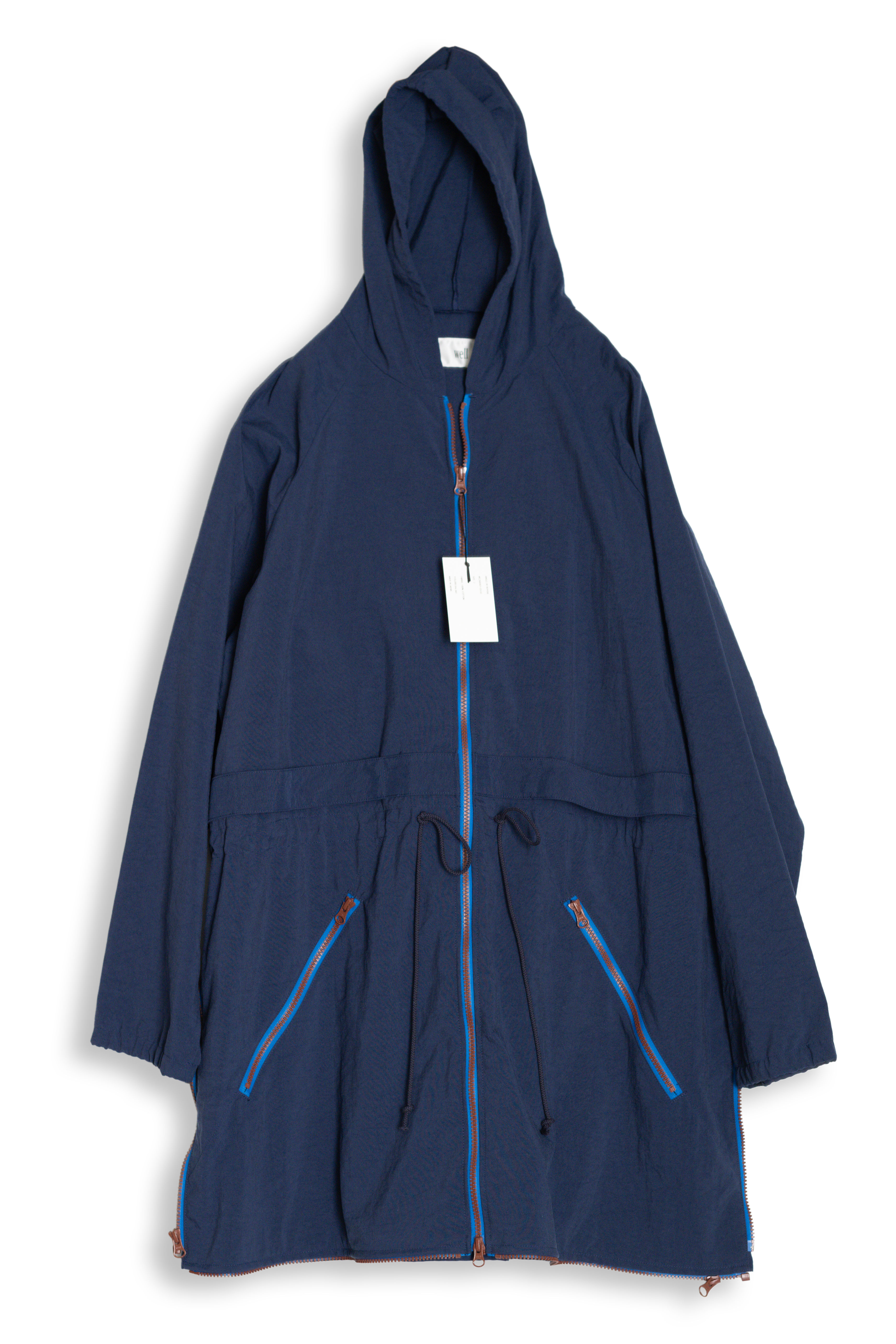 well ; Packable Parka (Navy)