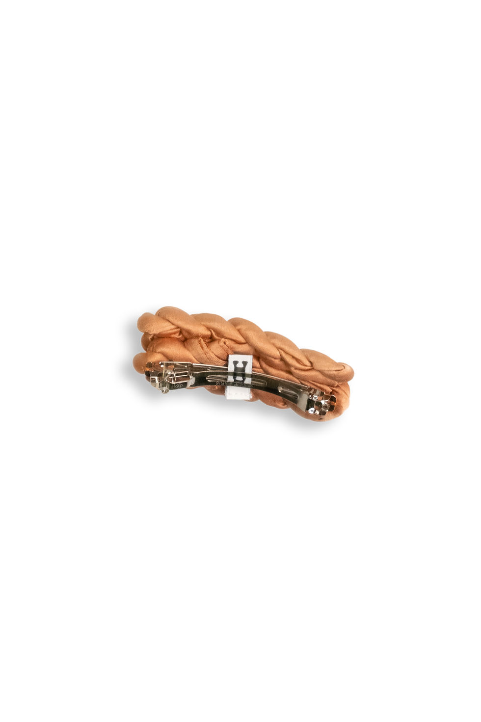 サムネイル： AZUR ; Twisted Satin Silk Rectangle Hair Clip