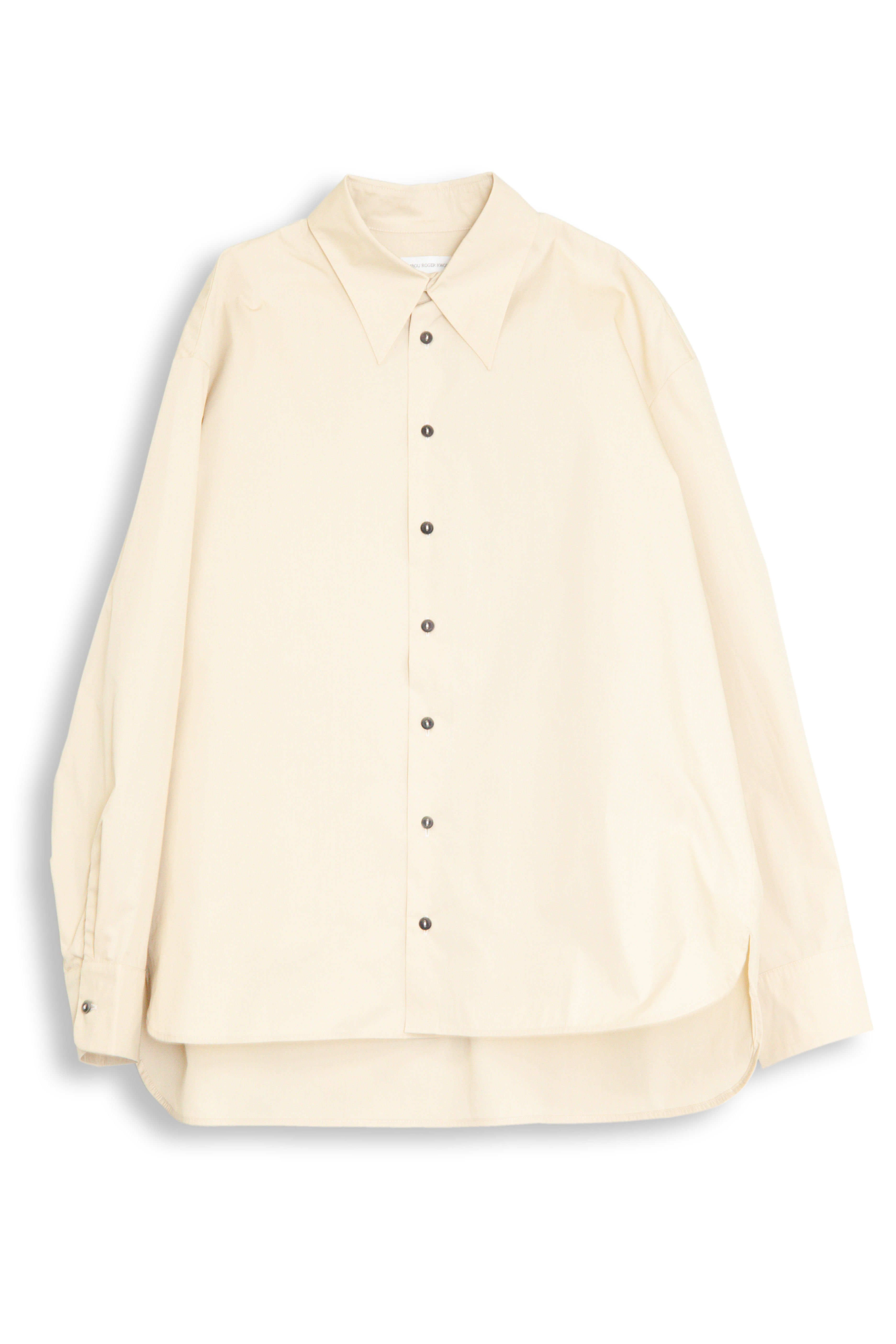 BAMBOU ROGER KWONG ; Long Sleeve Shirts (Oyster White)