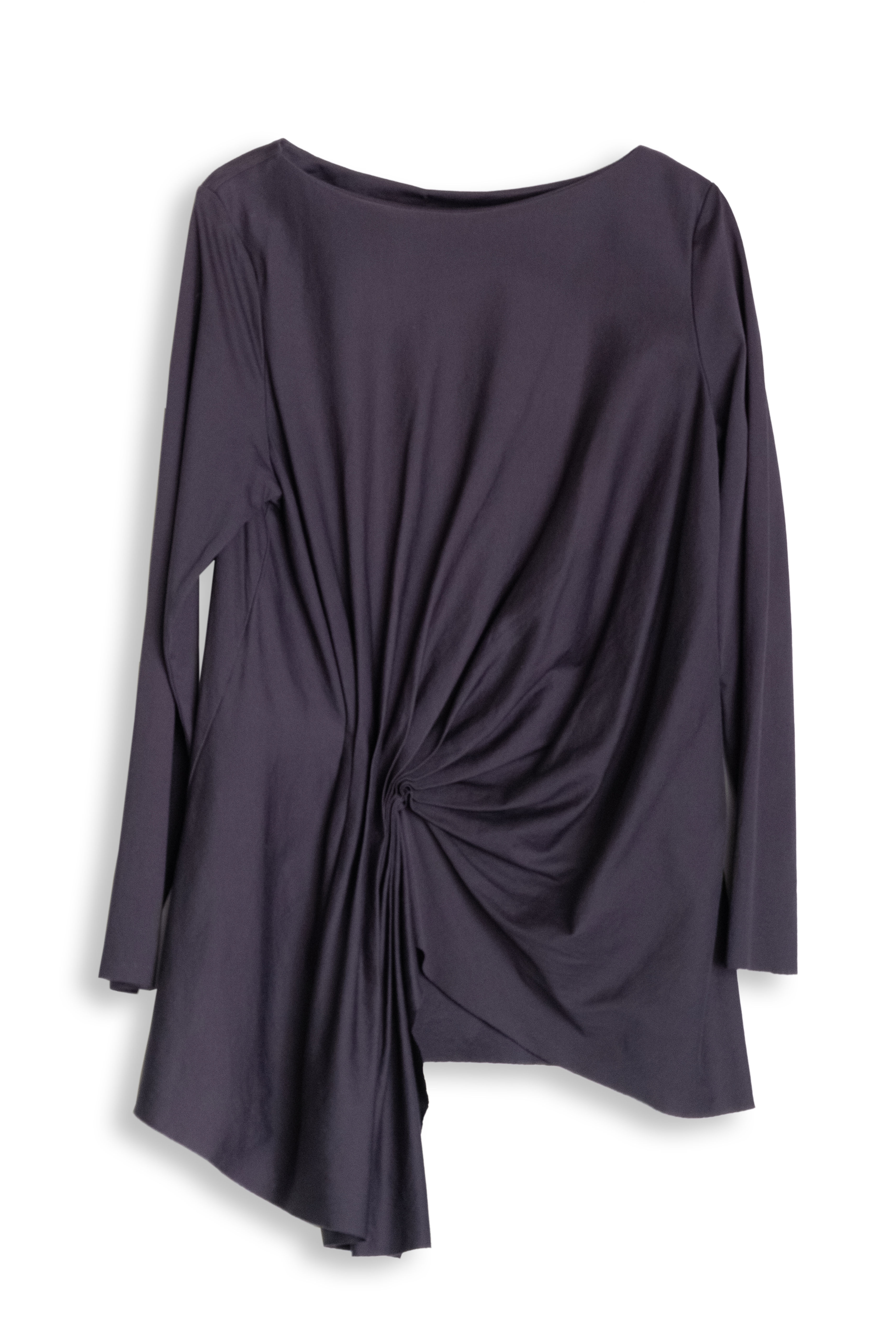 draped long sleeves tee