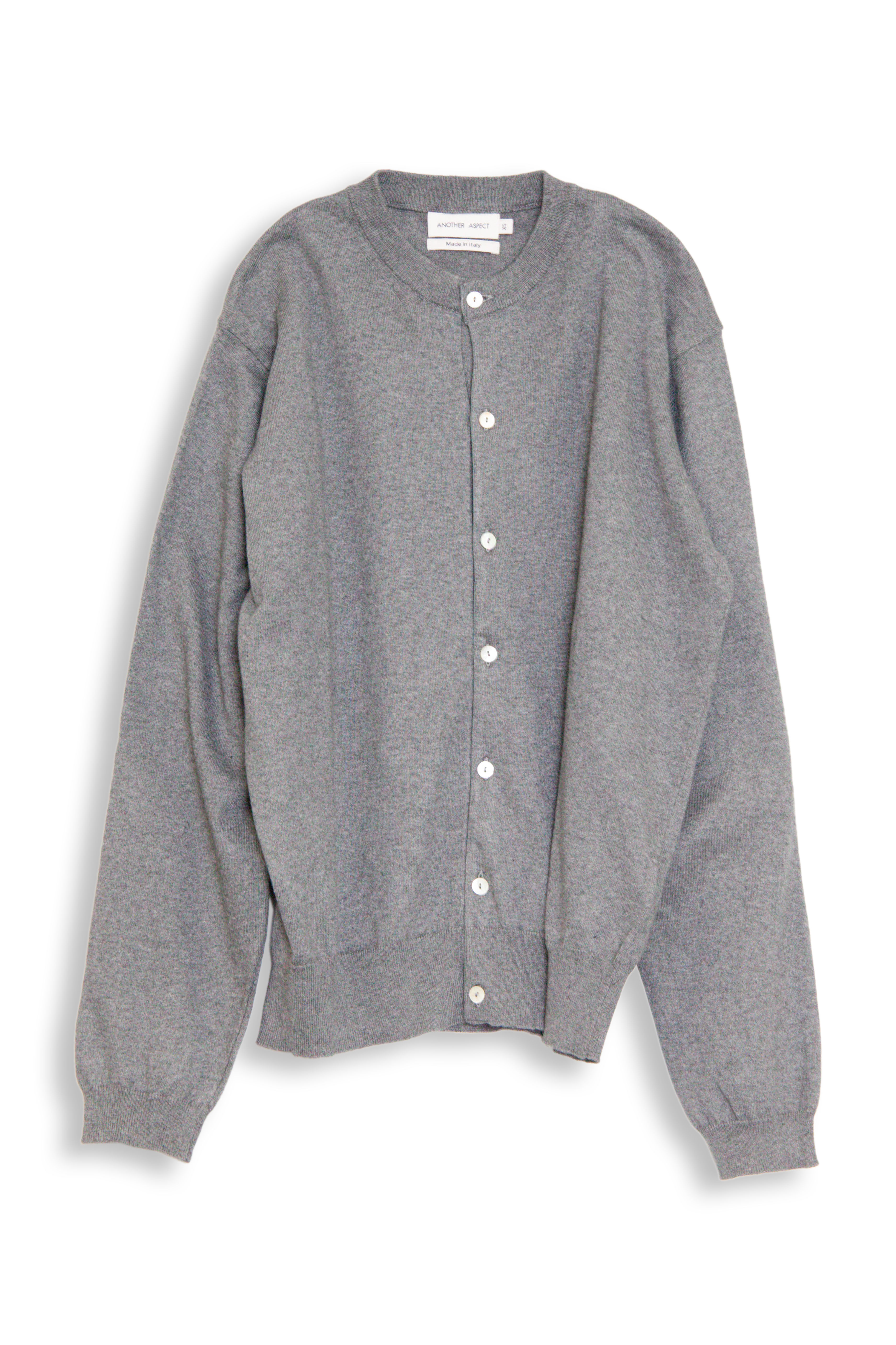 ANOTHER ASPECT ; Another Cardigan 2.0, Dark Grey Melange