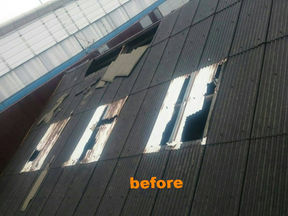 屋根改修工事完了