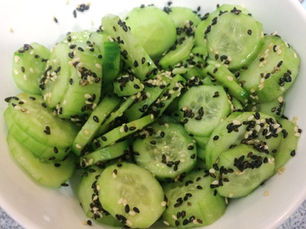 Sesame Cucumber Salad 