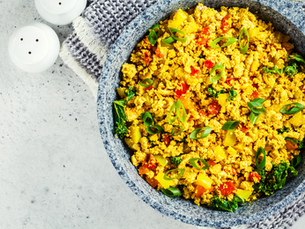 Tofu "Egg" Scramble Tacos