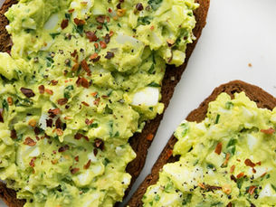 Avocado Egg Salad Toast