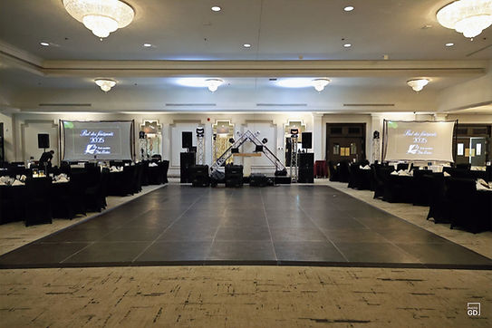 services techniques et régie audiovisuelle pour un bal de finissant au club de golf Métropolitain d'Anjou